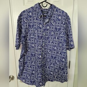 Mens CHAP XXL Short Sleeve Button Shirt 100% Cotton